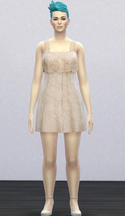 Sims 4 Need & Thread dress at Rusty Nail