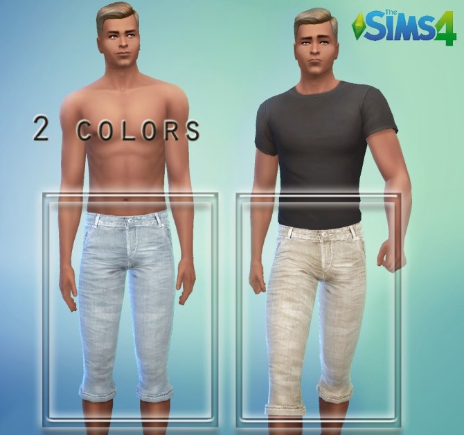 Sims 4 Male Jeans by Olesmit at OleSims