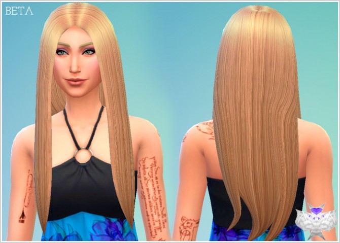 Sims 4 (NEW MESH!) BETA Hair at David Sims