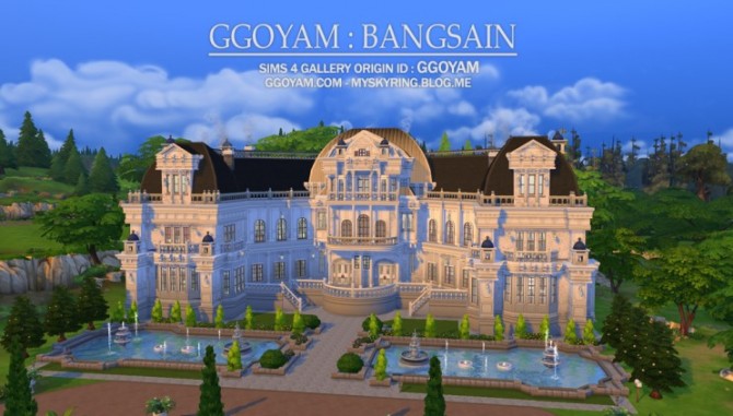 Sims 4 Palace   house 08 by ggoyam at My Sims House