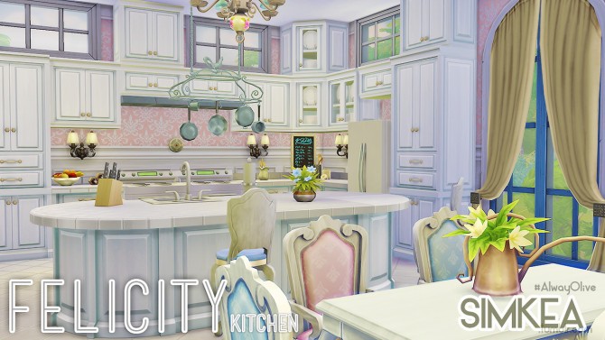 Sims 4 Felicity Kitchen at Simkea