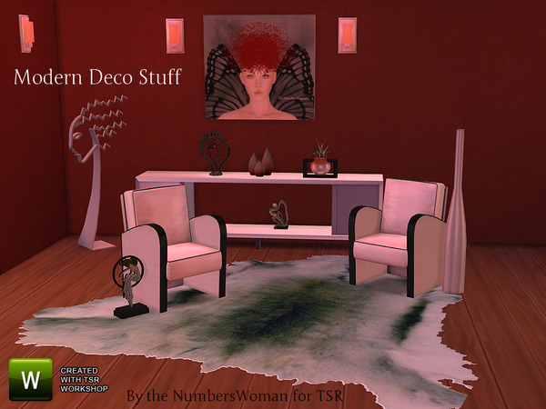 Sims 4 Modern Deco Stuff    start off Sims 4 object Creation! at The Sims Resource