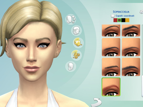 Sims 4 Eyebrows n001 by altea127 at The Sims Resource
