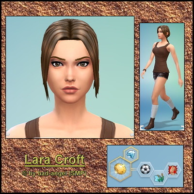 Lara Croft by bad-angel at Sims Marktplatz