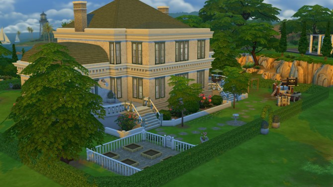 Sims 4 The Bel Aire Mansion by Ruth Kay at Simply Ruthless