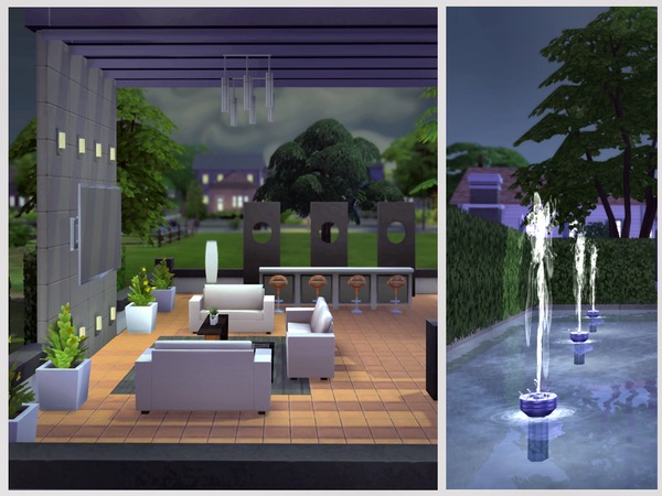 Sims 4 Elements house by Chemy at The Sims Resource
