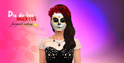 Sims 4 Dia de los muertos mask at In a bad Romance