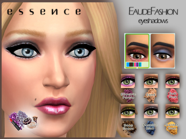 Sims 4 EauDeFashion Eyeshadows by simseviyo at The Sims Resource