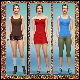 Lara Croft by bad-angel at Sims Marktplatz » Sims 4 Updates