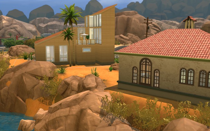 Sims 4 Desert Burrow house by lukok at Mod The Sims