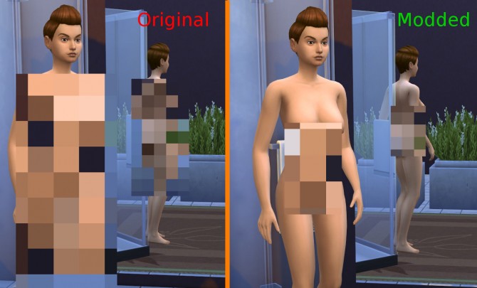 Sims 4 Smaller Censor / Mosaic by MasterDinadan at Mod The Sims