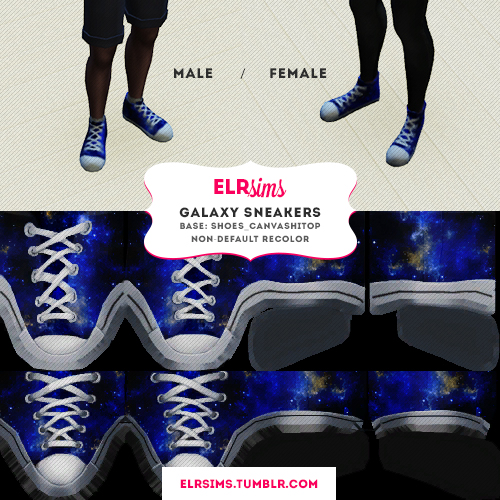 Sims 4 GALAXY SNEAKERS at ELRsims