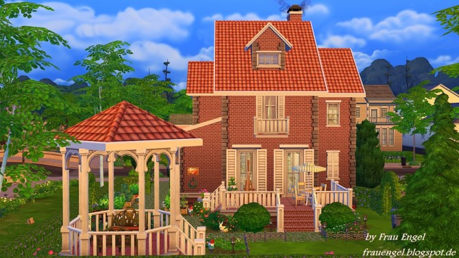 Sims 4 Flower cottage by Julia Engel at Frau Engel