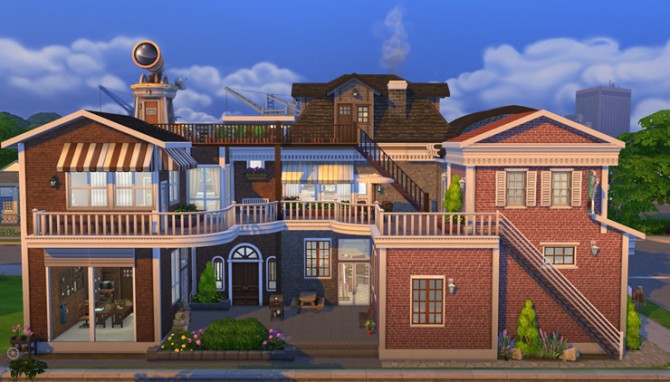 Sims 4 Lot 09 by ggoyam at My Sims House