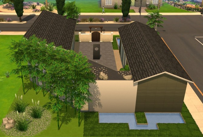 Sims 4 Zen House by Vrain at Mod The Sims