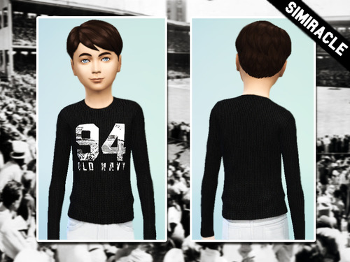 Sims 4 Old Navy Sweater for Kids at Simiracle