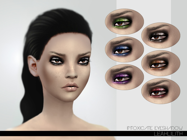 Sims 4 LeahLillith Intoxicate Eyeshadow at The Sims Resource