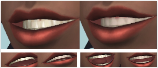 Sims 4 Real Teeth at Jongarakun’s Junk