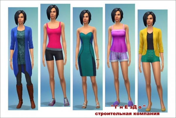 Sims 4 Sim female at Sims by Mulena