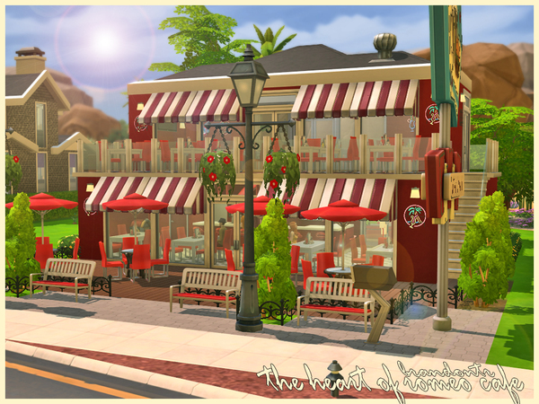 Sims 4 The Heart Of Romeo Cafe by BrandonTR at The Sims Resource