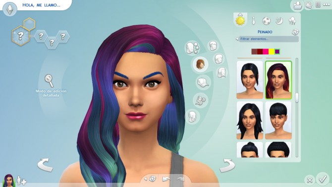 Sims 4 Hair Recolors Vol 1 by Lena at Jenni Sims