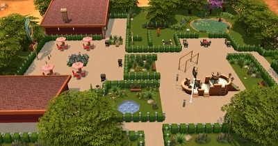 Updated Park “Sand flowers” at Sims 3 Game