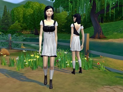 Maid Outfit by Flovv at The Sims Resource