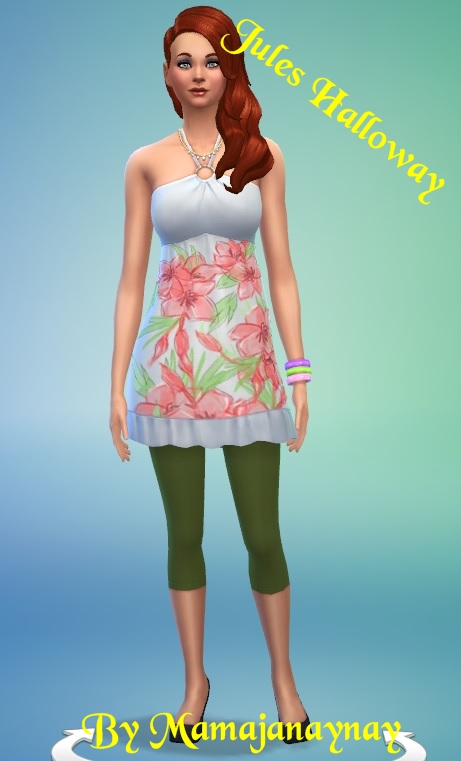 Sims 4 Jules Halloway by mamajanaynay at Simtech Sims4