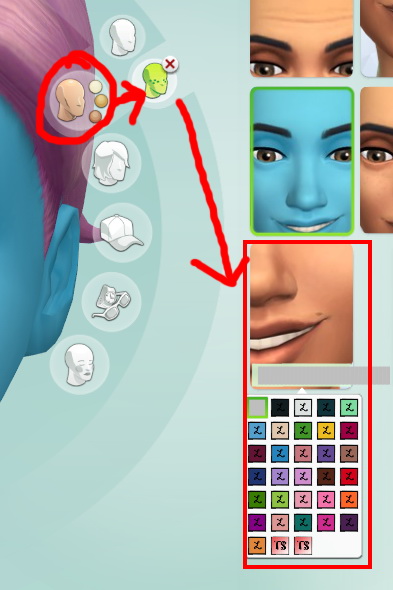 Sims 4 30 Lipstick Overlays that work with 95 Skin Colors! at The Simsperience