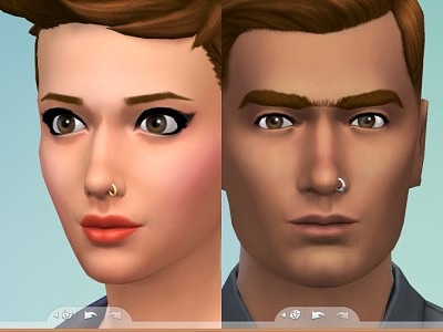 Nose Ring by Snaitf at Mod The Sims