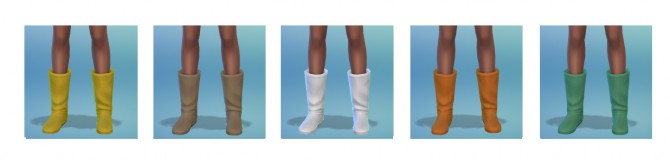 Sims 4 Jumper, shoes and  boots in Anna’s colors at Simsnacks