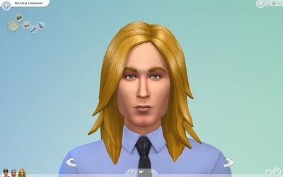 Long Rocker Hair for males by Sydria at Mod The Sims