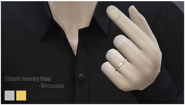 Sims 4 Simple ring rectangle at Rusty Nail