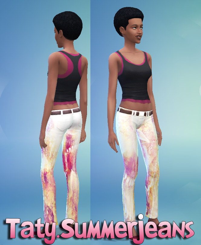 Sims 4 Summer jeans at Taty – Eámanë Palantír