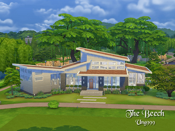 Sims 4 The Beech house by ung999 at The Sims Resource