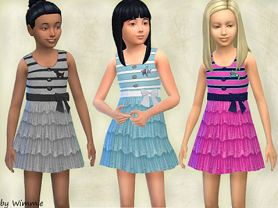 Sundress with ruffles by Wimmie at TSR