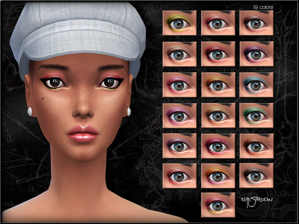 Sims 4 Eyeshadow set 1 by ShojoAngel at TSR