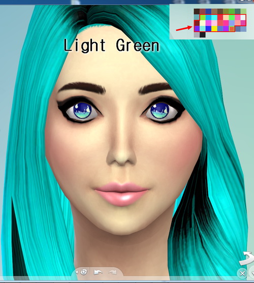 Sims 4 Shiny Colored Non Default Eyes at Darkiie Sims4