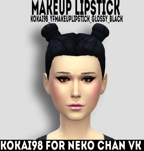Sims 4 Glossy lipstick at Kokai98