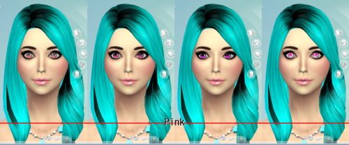 Sims 4 Shiny Colored Non Default Eyes at Darkiie Sims4