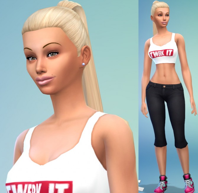 Sims 4 Celebrity Sim Pamela Anderson by PopulationSims at Sims 4 Caliente