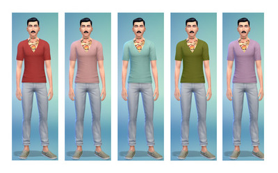 Sims 4 Tops for males at Simsnacks