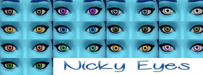Sims 4 NICKY EYES DEFAULT at Star’s Sugary Pixels