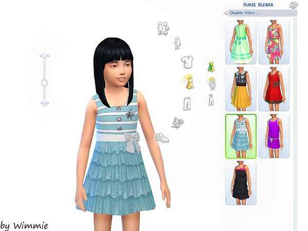 Sims 4 Sundress with ruffles by Wimmie at TSR