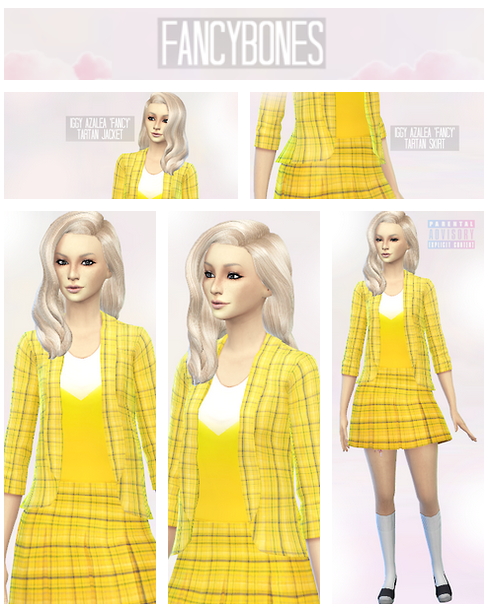 Sims 4 Iggy Azalae’s Fancy outfit at Simelfe