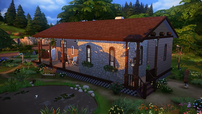 Sims 4 Le Repos du Guerrier house at Simsontherope