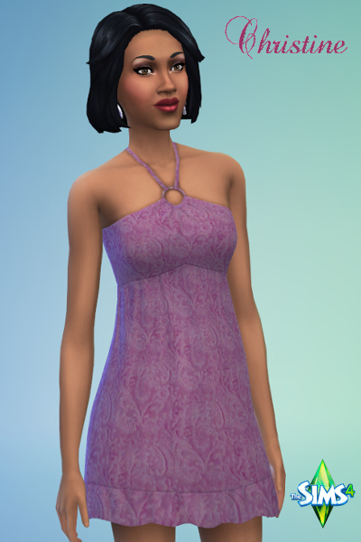 Sims 4 Dress by Christine at CC4Sims