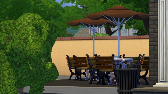 Sims 4 The Riverwalk community lot by VG at SIMple Realty