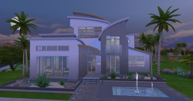 Sims 4 Modernity house at Simply Ruthless