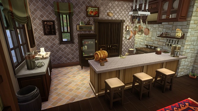 Sims 4 Le Repos du Guerrier house at Simsontherope